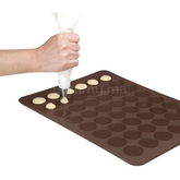 Tapis en Silicone Double Face pour Macarons 39x29 cm - Lacor 66753